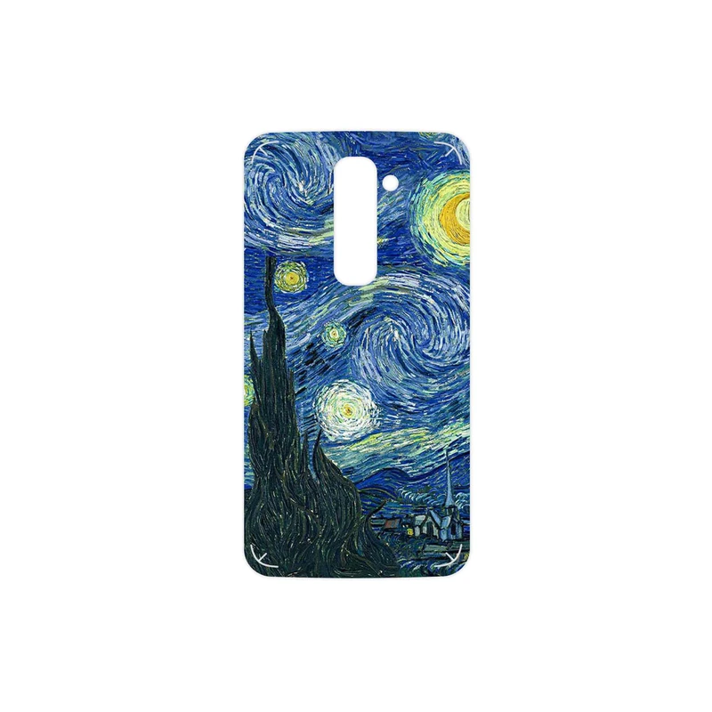 برچسب پوششی ماهوت مدل The Starry Night of van Gogh مناسب برای گوشی موبایل ال جی G2