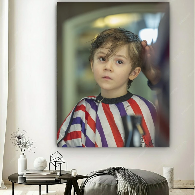 تابلو بوم طرح مخمل پیرایش کوچک مدل استایل کودکانه GR1290