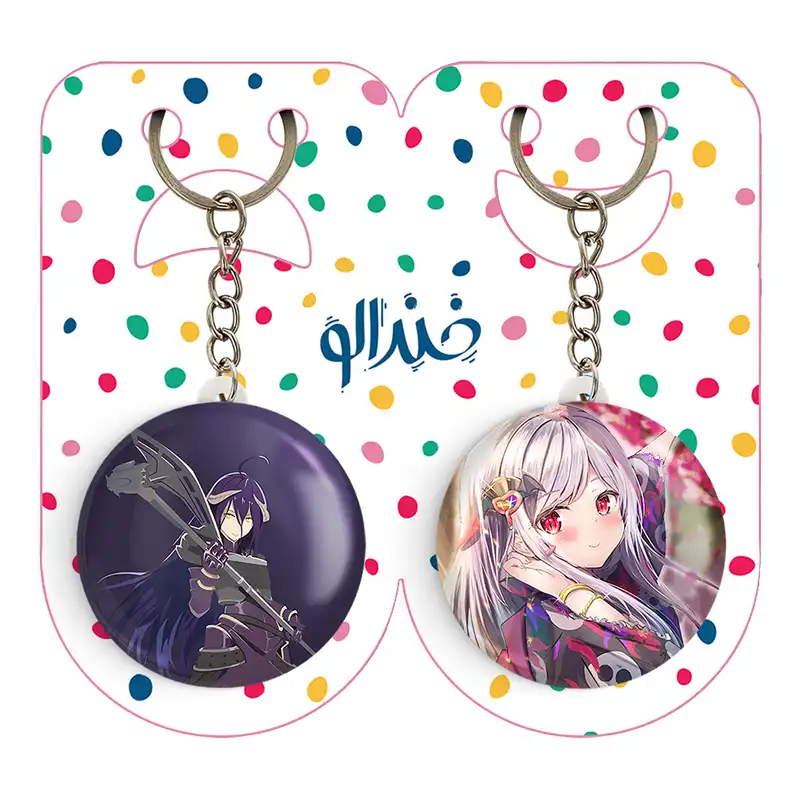 جاکلیدی خندالو مدل البیدو انیمه اورلرد کد 1833418336 مجموعه 2 عددی