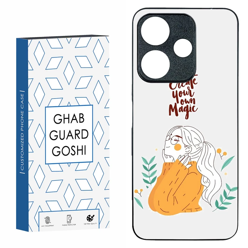 کاور قاب گارد گوشی طرح دخترانه کد TPU-050 مناسب برای گوشی موبایل شیائومی  REDMI 13  