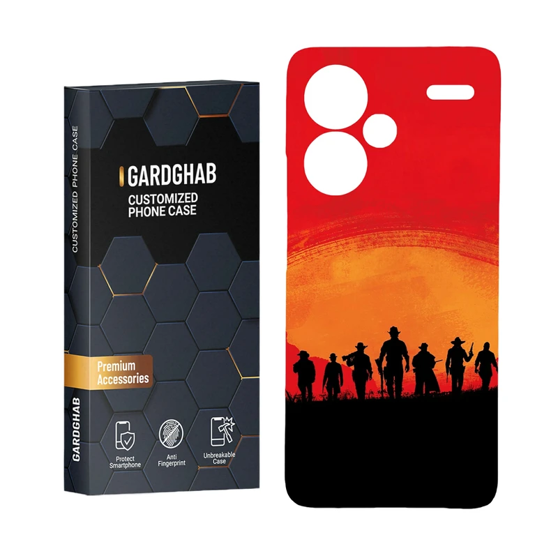 کاور گارد قاب مدل پسرانه مناسب برای گوشی موبایل شیائومی redmi note 13 pro plus 5g
