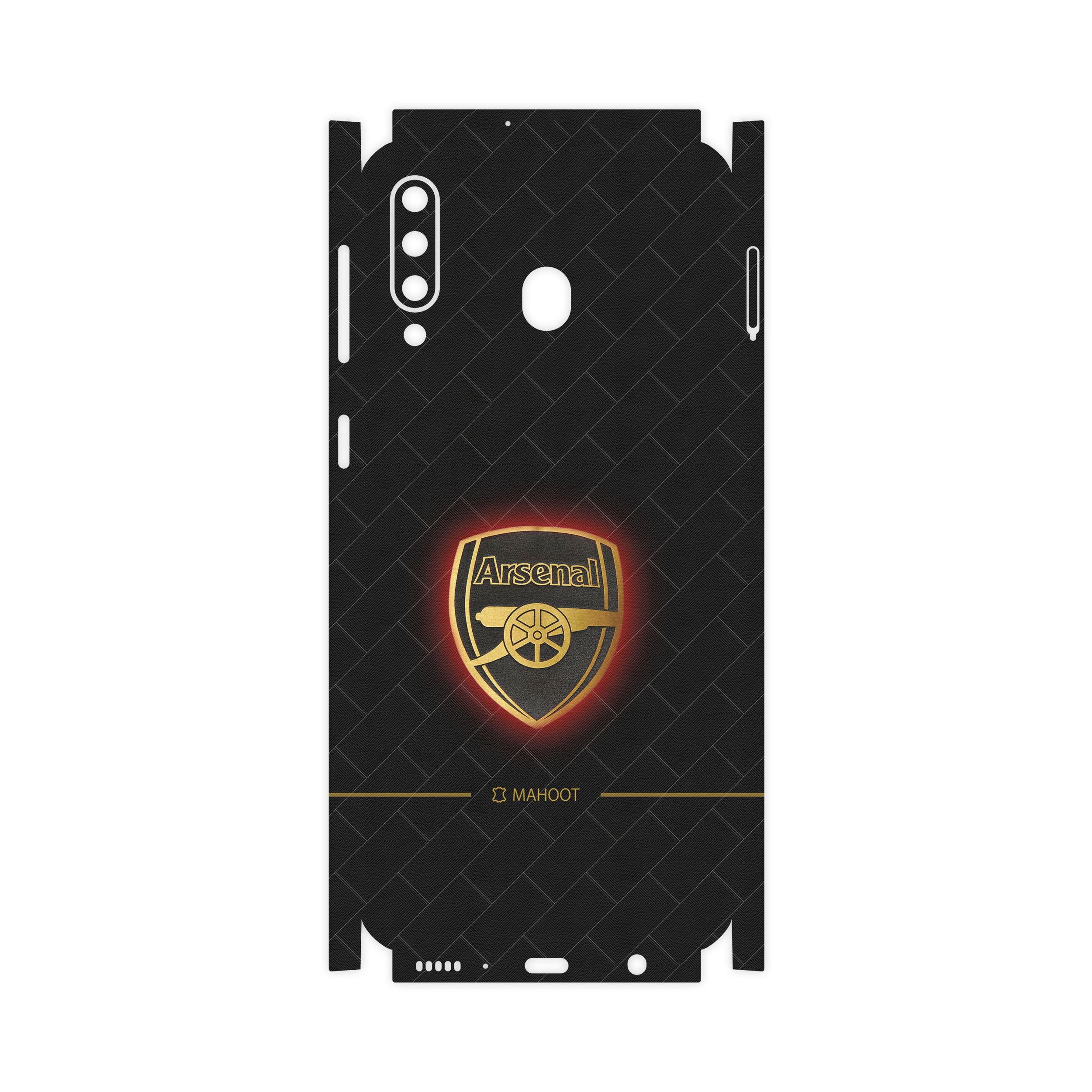 برچسب پوششی 360درجه ماهوت مدل Arsenal-FC مناسب برای گوشی موبایل سامسونگ Galaxy M30