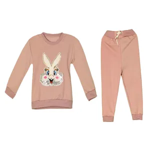ست سویشرت و شلوار دخترانه مدل خرگوش 24