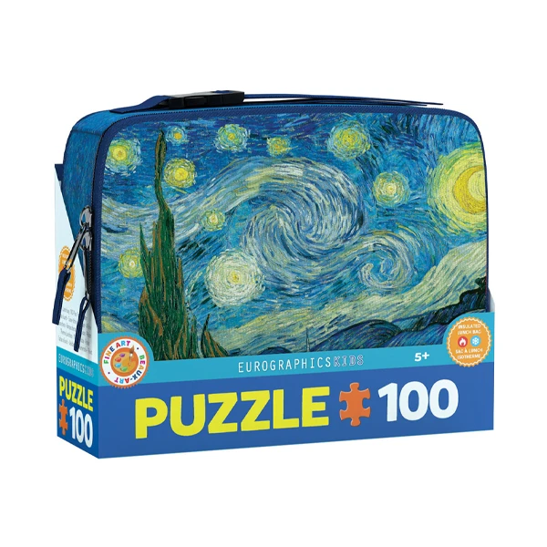 پازل 100 تکه یوروگرافیکس پازلز مدل 9100-1204 Starry Night Lunch Bag