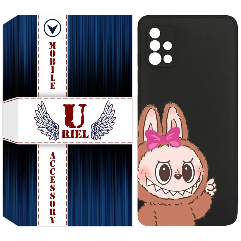 کاور یوریل قاب مدل KSH کد 109 طرح عروسک لبوبو مناسب برای گوشی موبایل سامسونگ Galaxy A51