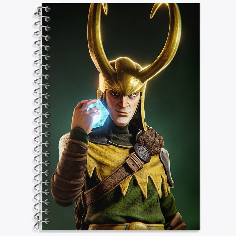 دفتر لغت 50 برگ خندالو طرح لوکی (Loki) کد F1798