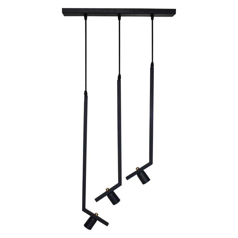 لوستر آویز سه شعله مدل Three-line کد 301