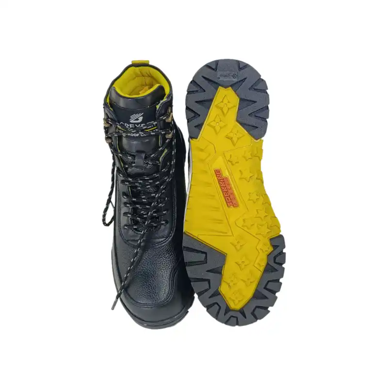 نیم بوت مردانه مدل بندی چرم طبیعی کد si30