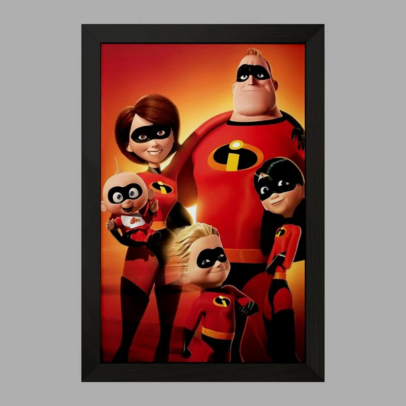 تابلو خندالو مدل شگفت انگیزان The Incredibles  کد 1841