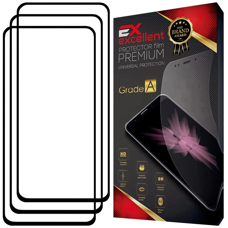 محافظ صفحه نمایش شیشه ای ایکس اکسلنت مدل XFU مناسب برای گوشی موبایل سامسونگ Galaxy A21 بسته سه عددی