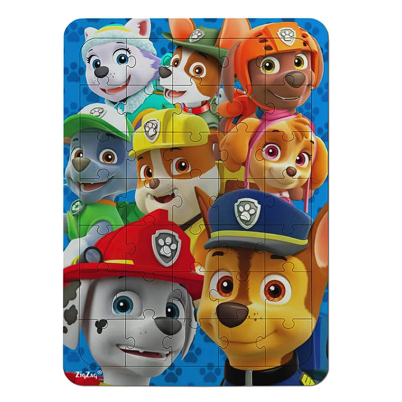 پازل 35 تکه زیگ زاگ مدل چوبی سگ های نگهبان کد 351007