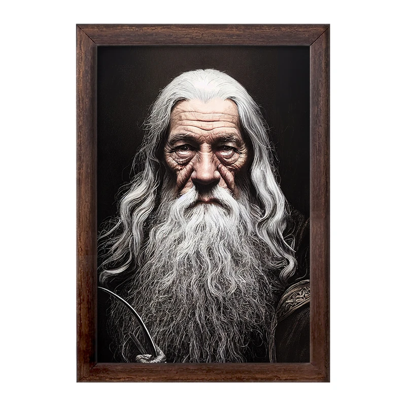 تابلو خندالو طرح گندالف هری پاتر کد F858