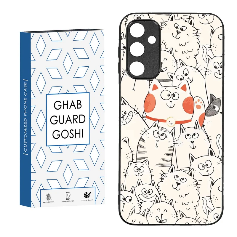 کاور قاب گارد گوشی طرح گربه کد TPU-024 مناسب برای گوشی موبایل سامسونگ  GALAXY A24  