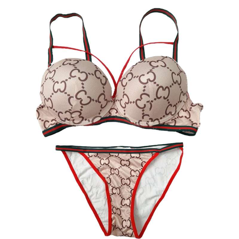 ست شورت و سوتین زنانه گوچی مدل اسفنجی هارنس