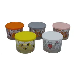 ظرف نگهدارنده ساغرشاپ مدل شیشه ای مجموعه 5 عددی