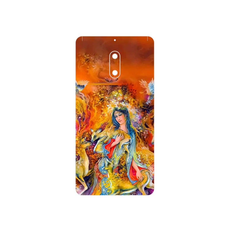 برچسب پوششی ماهوت مدل Persian miniature 2 مناسب برای گوشی موبایل نوکیا 6