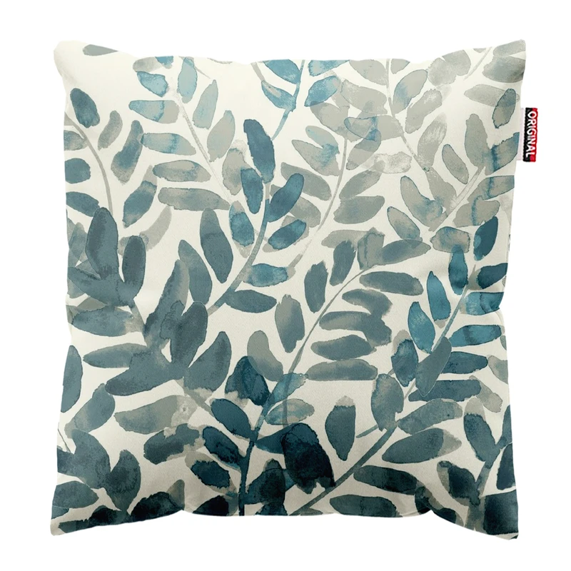 کوسن پاد آفرین مدل مینیمال طرح گل و برگ کد PK303590 سایز 30*30 سانتی متر