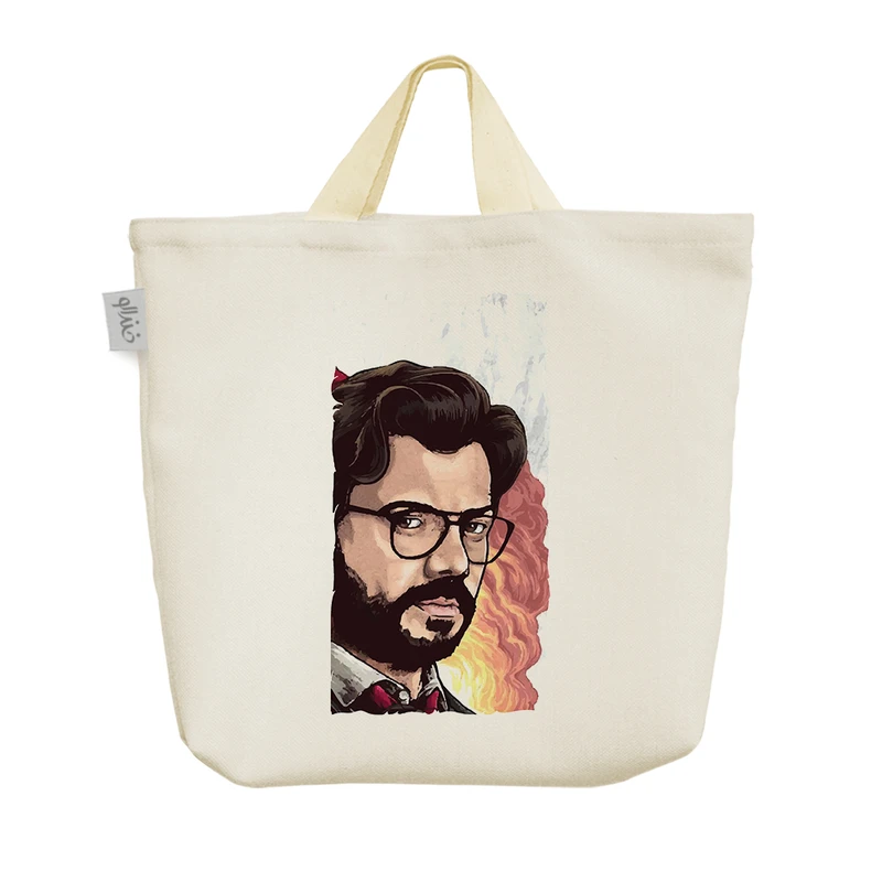 ساک خرید خندالو مدل پروفسور سریال خانه کاغذی کد 6494