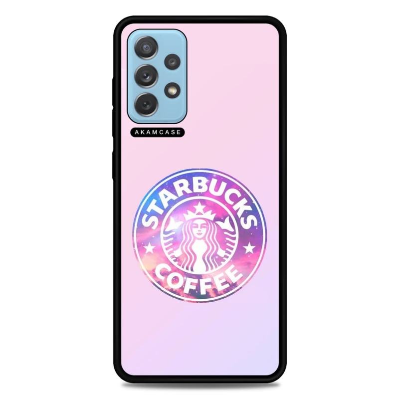 کاور آکام مدل AMCWSGA72-STARBUCKS8 مناسب برای گوشی موبایل سامسونگ Galaxy A72