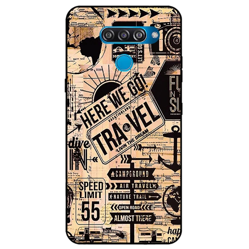 کاور مگافون طرح مسافرت مدل 8098 مناسب برای گوشی موبایل ال جی Q60