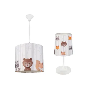 لوستر کودک مدل حیوانات به همراه آباژور