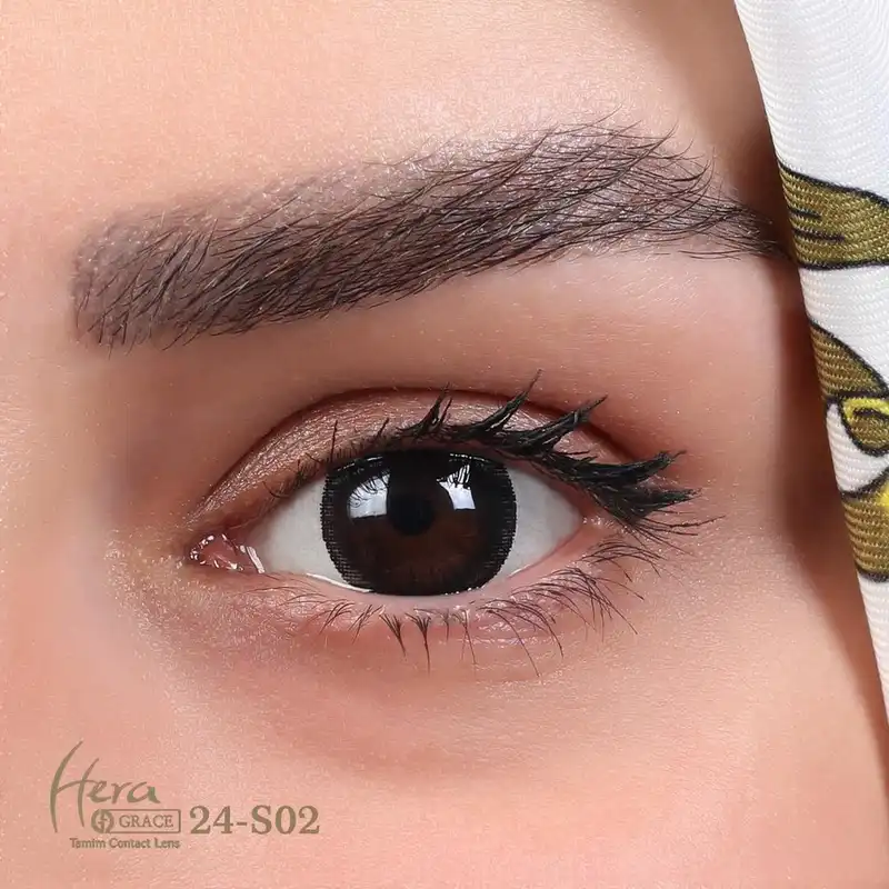 لنز چشم گریس هرا شماره 24 رنگ مشکی
