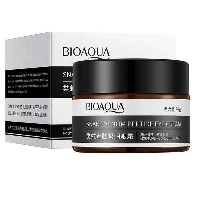 کرم دور چشم بایو آکوا مدل سم مار وزن 30 گرم به همراه کرم آبرسان بایو آکوا مدل V7 DEEP HYDRATION حجم 50 میلی لیتر