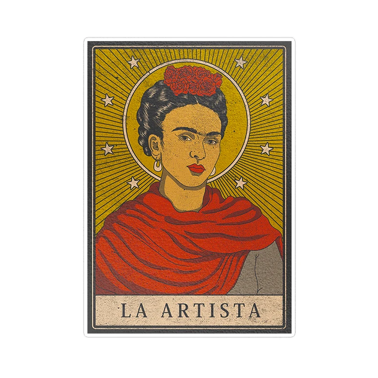 استیکر لپ تاپ ماسا دیزاین طرح frida مدل STK1010