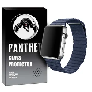 بند پنتر مدل Leather Clip Magnetic مناسب برای اپل واچ سری 1/2/3/4/5/6/7/8/9/ SE / ULTRA / ULTRA 2 سایز 42/44/45/49 میلی متری