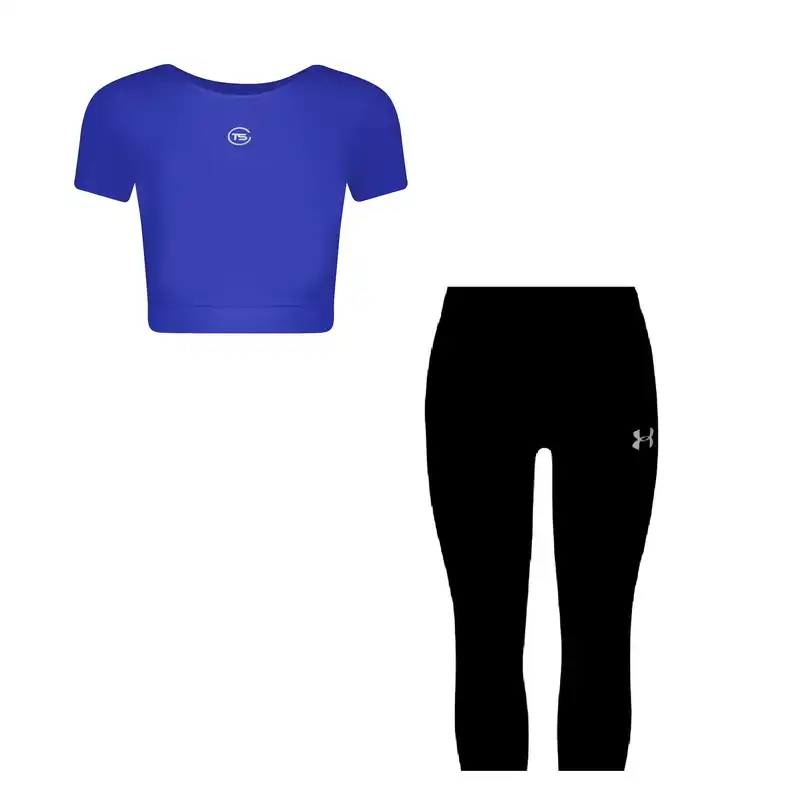 ست نیم تنه و شلوارک ورزشی زنانه مدل G3101-66