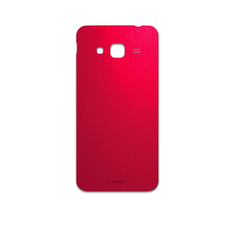 برچسب پوششی ماهوت مدل Matte-Warm-Red مناسب برای گوشی موبایل سامسونگ Galaxy J3 2016