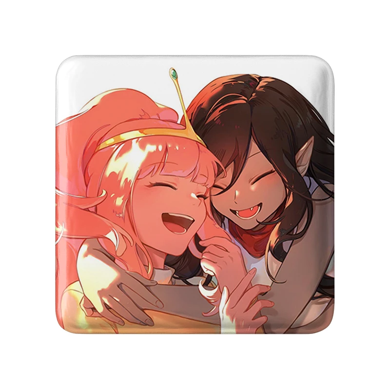 مگنت خندالو طرح پرنسس بابل گام و مارسلین وقت ماجراجویی Adventure Time  مدل مربعی کد 20817