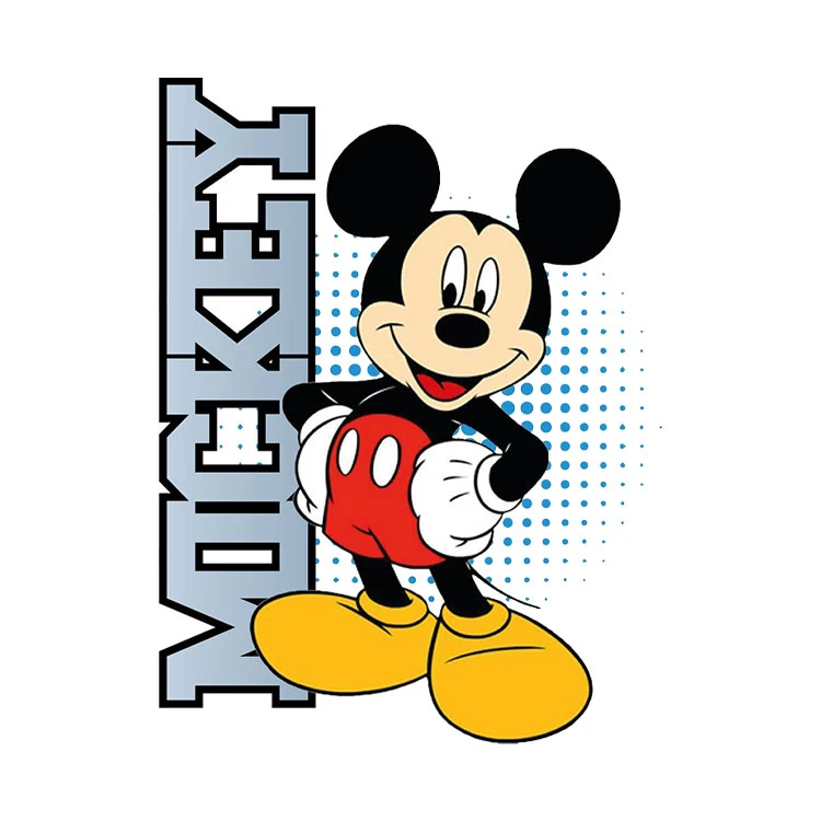 استیکر پارچه و لباس پاد آفرین مدل میکی موس کد 850