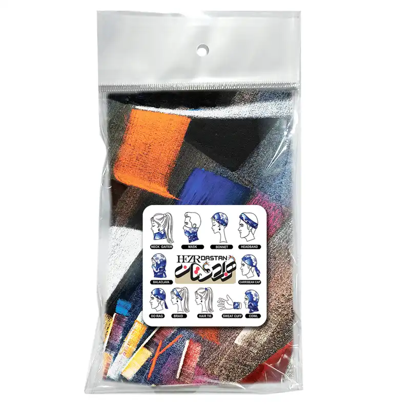 دستمال سر و گردن هزاردستان مدل DB47