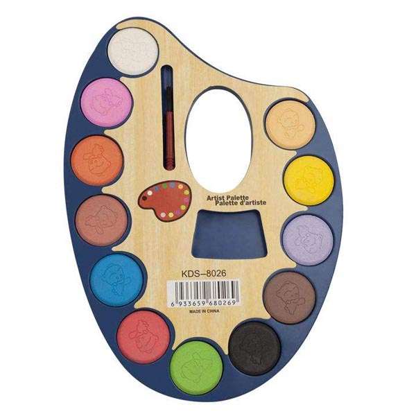 آبرنگ 12 رنگ پالتی مدل KDS_8026