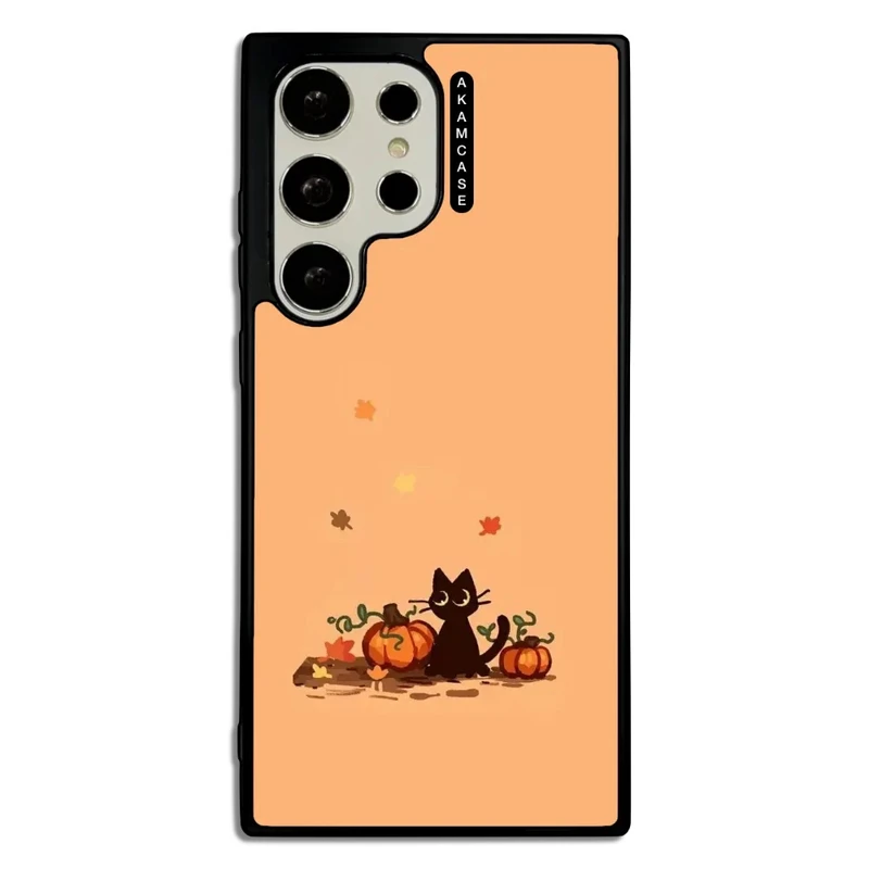 کاور آکام مدل AMC-WSGS23U-PUMPKIN-1 مناسب برای گوشی موبایل سامسونگ Galaxy S23 Ultra