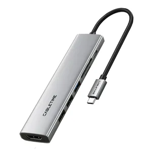 هاب 7 پورت USB-C کِیبِل تایم مدل HB02G