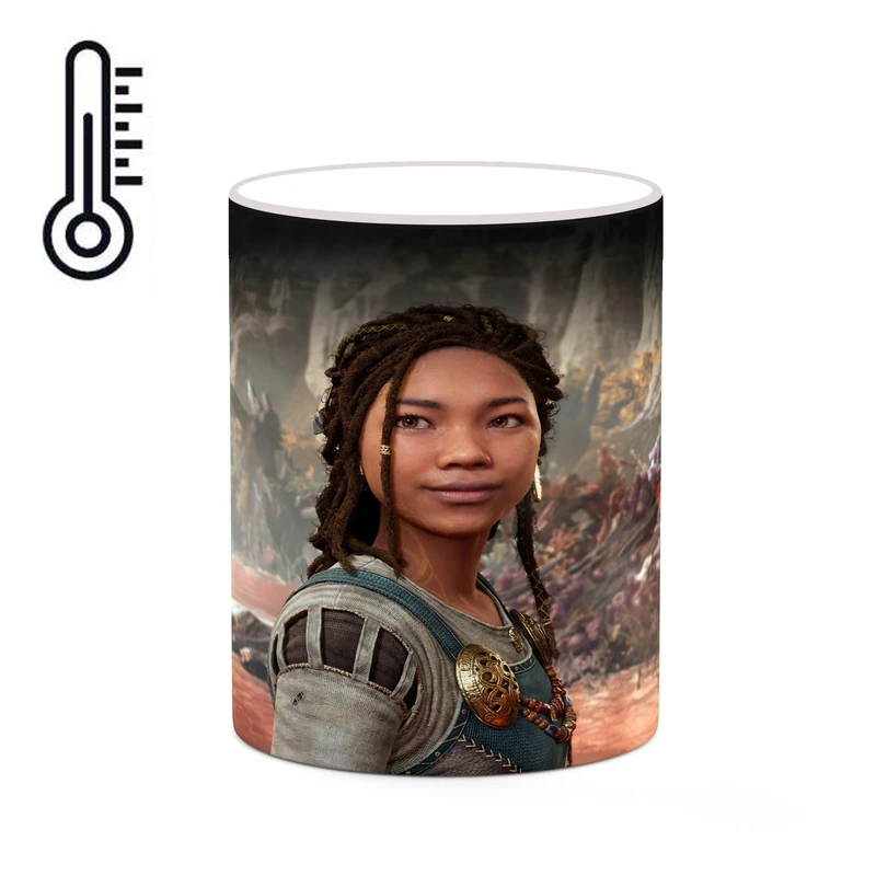 ماگ حرارتی کاکتی طرح گاد آف وار God Of War مدل mgh40578