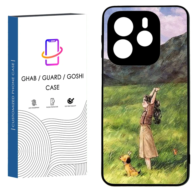 کاور قاب گارد گوشی طرح دخترانه کد 22 - TPU مناسب برای گوشی موبایل  شیائومی Redmi Note 14 4G