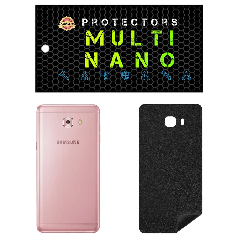 برچسب پوششی مولتی نانو طرح چرم مدل X-F1L مناسب برای گوشی موبایل سامسونگ Galaxy C9 Pro