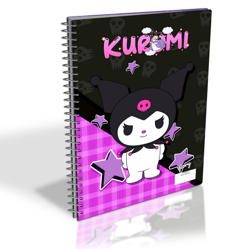 دفتر مشق 50 برگ مستر راد مدل کرومی طرح سرزمین عجایب کد fiory 2574