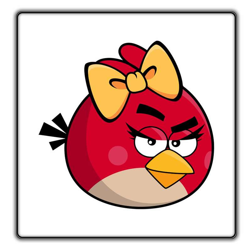 زیر لیوانی مدل Angry Birds کد 004