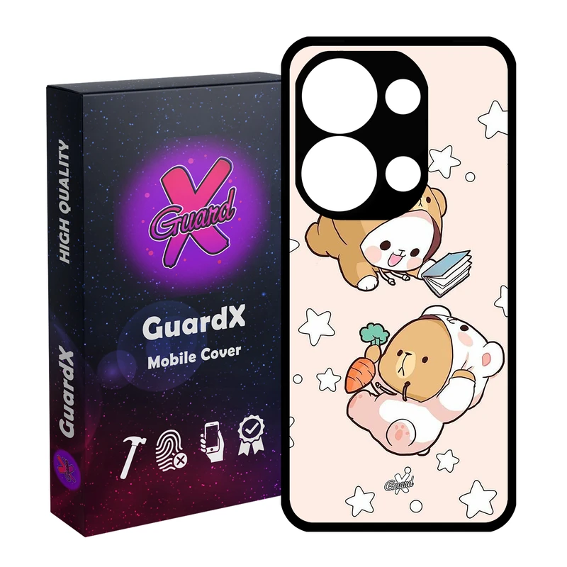 کاور گارد ایکس طرح Milk Mocha مدل Glass10540 مناسب برای گوشی موبایل شیائومی Redmi Note 13 Pro 4G / Poco M6 Pro 4G