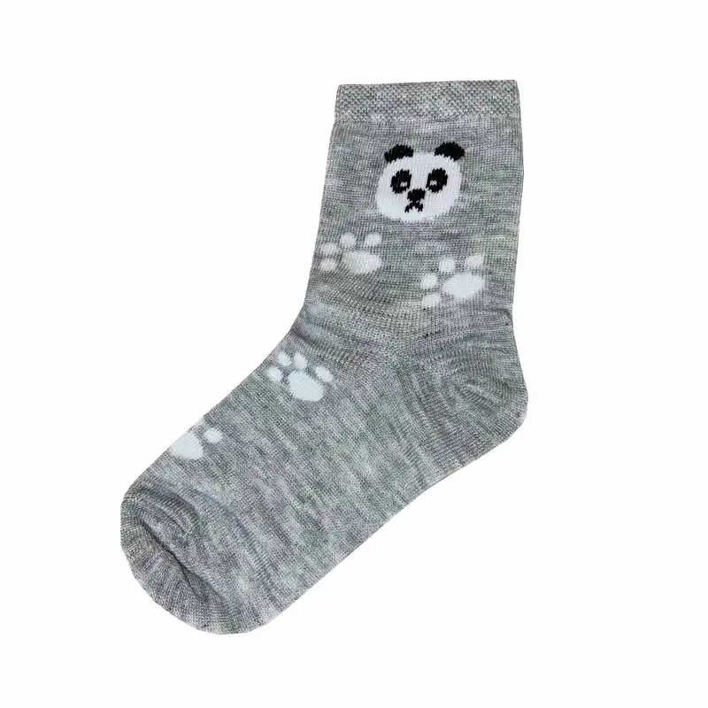 جوراب ساق کوتاه بچگانه کد QR-5898 مجموعه سه عددی