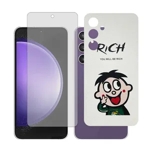 Glass Together model Matte Screen Protector Suitable for Samsung Galaxy A55 Mobile Phone with Back cover sticker