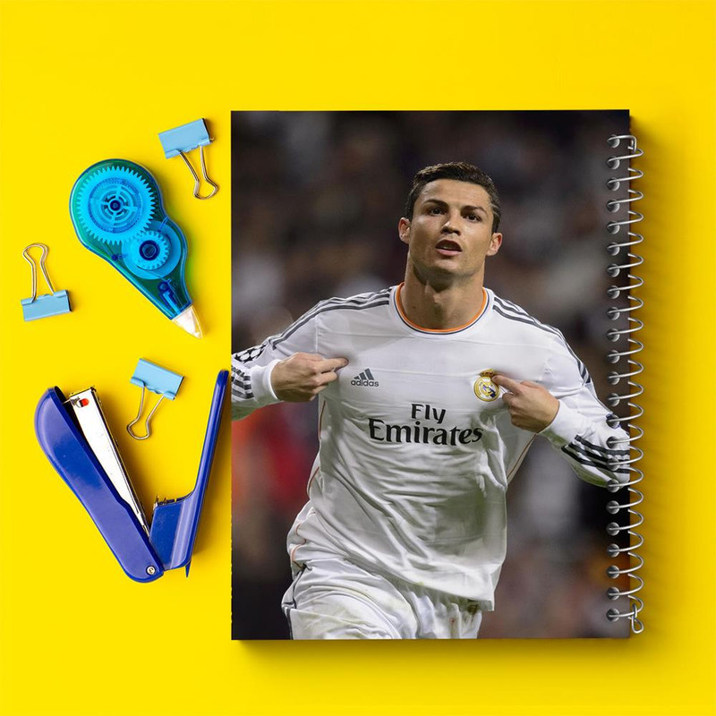 دفتر مشق 50 برگ خندالو مدل کریستین رونالدو کد 1967