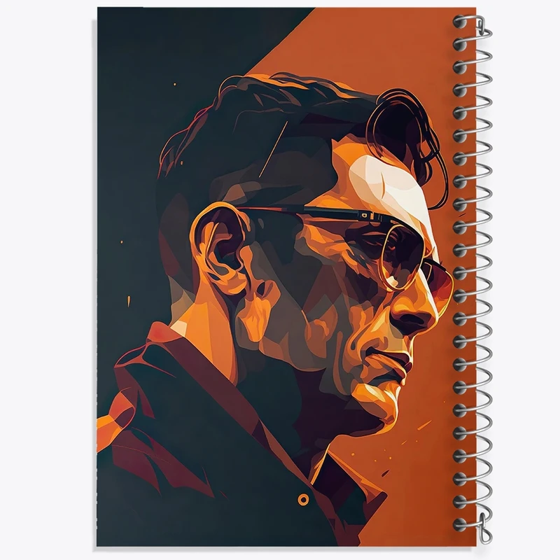 دفتر لیست خرید 50 برگ خندالو طرح مرد کد F2900