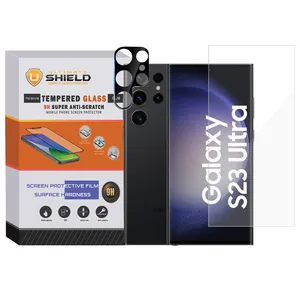 Ultimate Shield 3D-UV camera lens protector for Samsung Galaxy S23 Ultra with screen protector