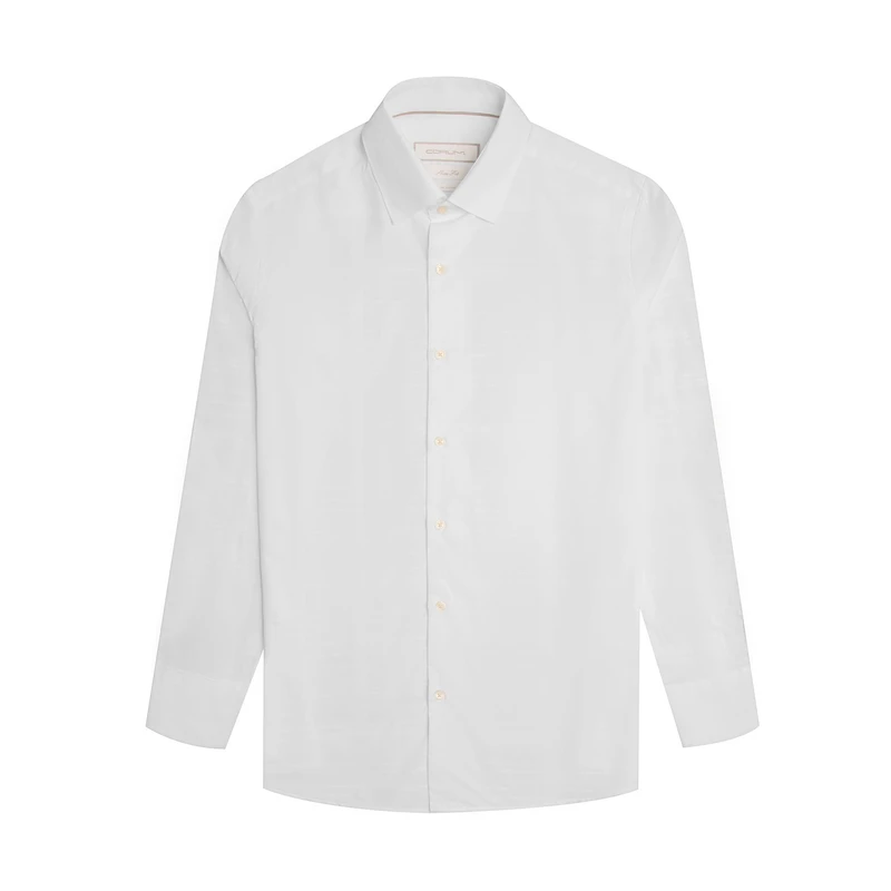 پیراهن آستین بلند یقه برگردان مردانه کروم مدل 2510140