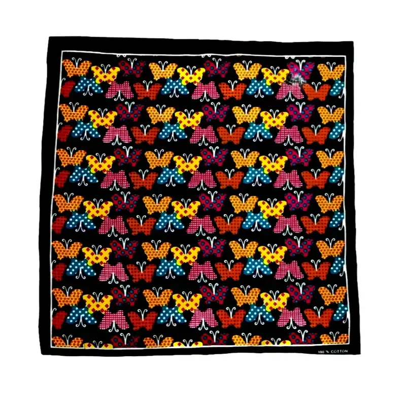 دستمال سر و گردن مدل پروانه